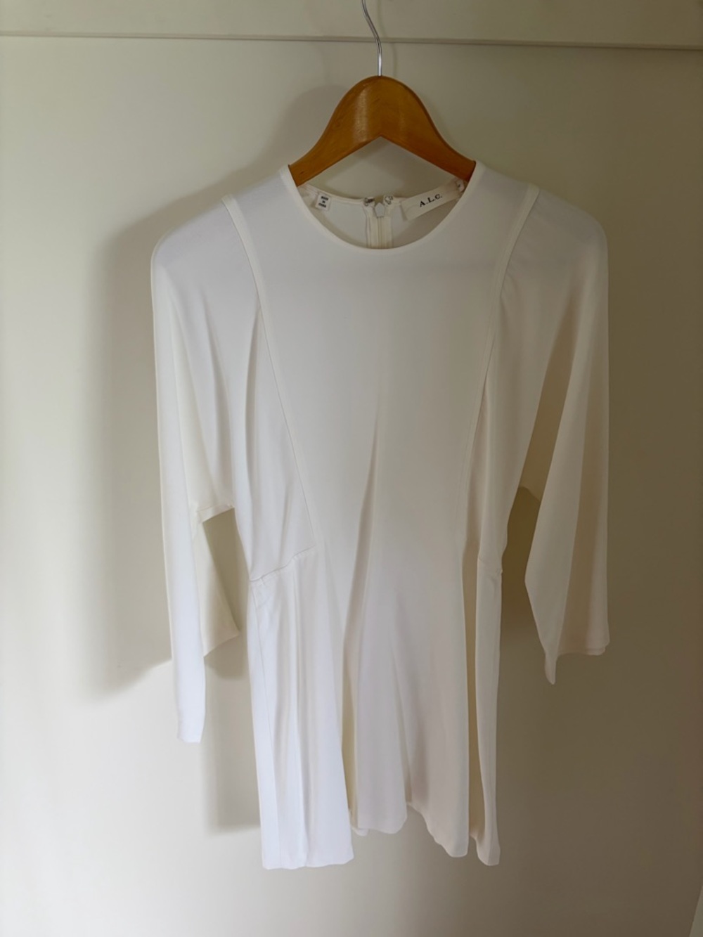 A.L.C Cream Filled Long - Sleeve Crew Neck
Dress